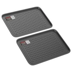All Weather Boot Tray - Medium Water Resistant Plastic Utility Shoe Mat For Indoor And Outdoor Use In All Seasons By Stalwart (Set Of Two, Dark Grey) 15 All Weather Boot Tray - Medium Water Resistant Plastic Utility Shoe Mat For Indoor And Outdoor Use In All Seasons By Stalwart (Set Of Two, Dark Grey) -Baxton Studio Store GUEST ad49339b 9ce8 4f68 8789 7f1b136b7f74