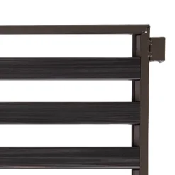 Seville Classics 2pk 3 Tier Stackable Resin Slat Shoe Racks Espresso -Baxton Studio Store GUEST ae982483 ee64 46c0 9cc7 b33be66022a2