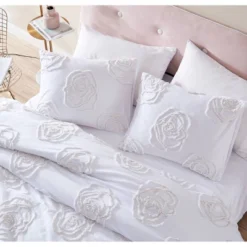 Rambling Rose Duvet Cover Set Snow White - Betseyville 7 Rambling Rose Duvet Cover Set Snow White - Betseyville -Baxton Studio Store GUEST af1ed709 509b 4800 9831 960a90527539