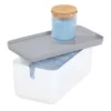 Cade Lidded Storage Bin White/Gray - IDESIGN 1 Cade Lidded Storage Bin White/Gray - IDESIGN -Baxton Studio Store GUEST af2da6d0 90e1 4509 b563 c151208c5dc2