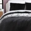 Solid Faux Fur 100% Polyester Duvet Set Black - Betseyville 1 Solid Faux Fur 100% Polyester Duvet Set Black - Betseyville -Baxton Studio Store GUEST af6ed40c 88f1 4d0f b80c 2c5139714922