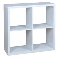 Home Basics 4 Open Cube Organizing Wood Storage Shelf -Baxton Studio Store GUEST afb6cc1f 6d4a 44f4 bd08 38368bab056f