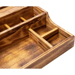 Mind Reader Nightstand Valet Tray, Phone Watch Holder, Bedroom Desk Organizer, Cosmetic Accessory Storage, Jewelry Box With 7 Compartments, Burnt Wood, Brown 11 Mind Reader Nightstand Valet Tray, Phone Watch Holder, Bedroom Desk Organizer, Cosmetic Accessory Storage, Jewelry Box With 7 Compartments, Burnt Wood, Brown -Baxton Studio Store GUEST b069e93a 0fe7 48ce 94ec 0b659f57a2be