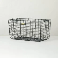 Wire Storage Basket Black - Hearth & Hand With Magnolia 13 Wire Storage Basket Black - Hearth & Hand With Magnolia -Baxton Studio Store GUEST b22a1734 78e8 485f ac33 f45b9366683c