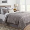 12pc Chambray Matelasse Stripe Comforter & Sheet Bedding Set Gray - Threshold⢠2 12pc Chambray Matelasse Stripe Comforter & Sheet Bedding Set Gray - Threshold⢠-Baxton Studio Store GUEST b27f3a3e 47f8 43ab 839e 70805159cf42