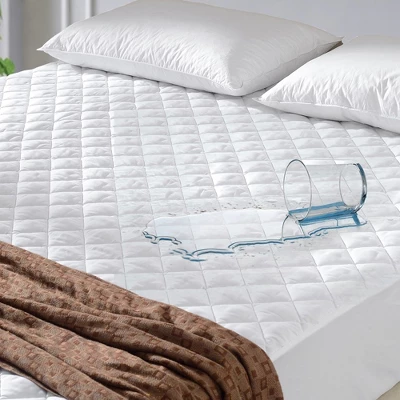 Cheer Collection Waterproof Quilted Mattress Protector - White 7 Cheer Collection Waterproof Quilted Mattress Protector - White - Image 5