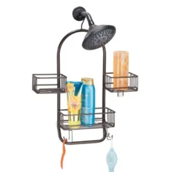 MDesign Metal Large Bath Tub & Shower Caddy, Hanging Storage Organizer 19 MDesign Metal Large Bath Tub & Shower Caddy, Hanging Storage Organizer -Baxton Studio Store GUEST b42e0bb6 3ea6 4824 9dee 4961cea4ce82