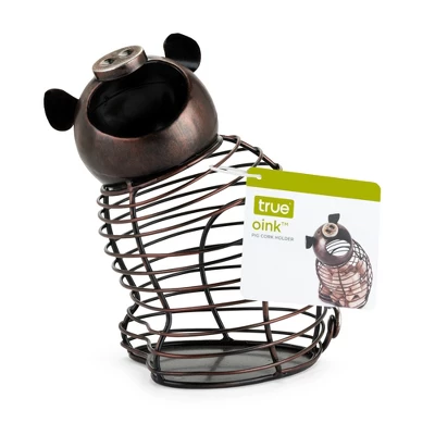 True Oink Pig Cork Holder, Stainless Steel With Rustic Finish, Set Of 1 7 True Oink Pig Cork Holder, Stainless Steel With Rustic Finish, Set Of 1 - Image 5