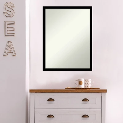 20" X 26" Non-Beveled Bathroom Wall Mirror Jet Black - Amanti Art 8 20" X 26" Non-Beveled Bathroom Wall Mirror Jet Black - Amanti Art - Image 6