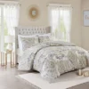 Madison Park 3pc Lian Cotton Floral Printed Reversible Duvet Cover Set -Baxton Studio Store GUEST b62eaab9 0be5 49a0 8328 20d92c90c196