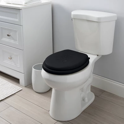 17" Soft Toilet Seat Black - Bath Bliss 4 17" Soft Toilet Seat Black - Bath Bliss - Image 2