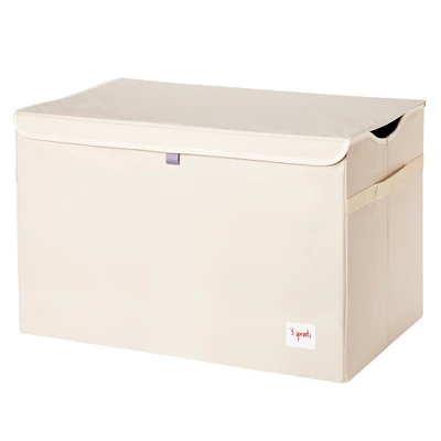 3 Sprouts Children's Nursery Room Soft Fabric Folding Storage Trunk Toy Chest Box Kid's Organizer, Friendly Sloth And Bear (2 Pack) 5 3 Sprouts Children's Nursery Room Soft Fabric Folding Storage Trunk Toy Chest Box Kid's Organizer, Friendly Sloth And Bear (2 Pack) - Image 3