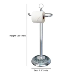 Freestanding Toilet Tissue Holder Chrome/Aqua - Nu Steel 8 Freestanding Toilet Tissue Holder Chrome/Aqua - Nu Steel -Baxton Studio Store GUEST b6e7674c 042d 4756 af45 38072d1ba41d