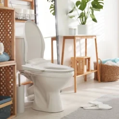 SB-100C Electric Bidet Toilet Seat For Elongated Toilets White - SmartBidet -Baxton Studio Store GUEST b7819d99 3b0e 4a95 83b6 ae63e60698b7