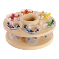 Kaplan Early Learning Spinning Tabletop Art Storage 10 Kaplan Early Learning Spinning Tabletop Art Storage -Baxton Studio Store GUEST b81becbe badb 44e5 8a11 5386eb958009