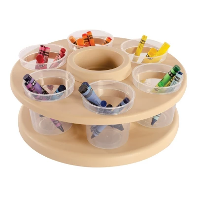 Kaplan Early Learning Spinning Tabletop Art Storage 6 Kaplan Early Learning Spinning Tabletop Art Storage - Image 4