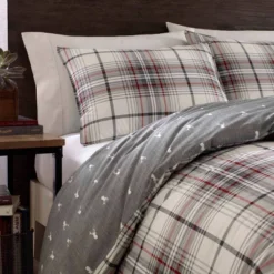 Adler Plaid Reversible Comforter Set - Eddie Bauer -Baxton Studio Store GUEST b82815f3 d865 418d 84e0 797fd8807fee