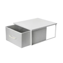 Household Essentials Stacking Storage Boxes With Laminate Top White 18 Household Essentials Stacking Storage Boxes With Laminate Top White -Baxton Studio Store GUEST b8c35f07 b799 4e0e b0fe 52c5904f8390