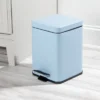MDesign Small Square Step Trash Can Garbage Bin, Removable Liner, 6L -Baxton Studio Store GUEST b9ac1c87 36b3 48bd 983d 1d71a974b329