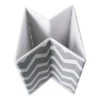 Set Of 4 11" X 11" X 11" Nonwoven Polyester Square Storage Chevron Cube Gray - Design Imports -Baxton Studio Store GUEST bc342749 8699 4c28 a11f 11ce3a8b49d9