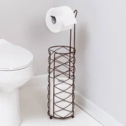 Honey-Can-Do Freestanding Toilet Paper Holder Oil Rubbed Bronze 7 Honey-Can-Do Freestanding Toilet Paper Holder Oil Rubbed Bronze -Baxton Studio Store GUEST bcac3ae5 f2b6 45e0 8378 5948feed49bd