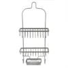 Home Basics Heavy Weight Satin Nickel Shower Caddy -Baxton Studio Store GUEST bd2acd33 ca9f 4b13 b859 b0b323796d86