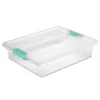 Sterilite Large Clip (12 Pack) & Small Clip (6 Pack) Clear Plastic Storage Organizer Tote Container Bin Box For Home Office Organization And Storage 1 Sterilite Large Clip (12 Pack) & Small Clip (6 Pack) Clear Plastic Storage Organizer Tote Container Bin Box For Home Office Organization And Storage -Baxton Studio Store GUEST bd56c038 1a59 459b 9391 c955a1e87c89