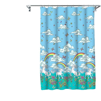 72"x72" Rainbow Unicorn Shower Curtain - Kidz Mix 3 72"x72" Rainbow Unicorn Shower Curtain - Kidz Mix