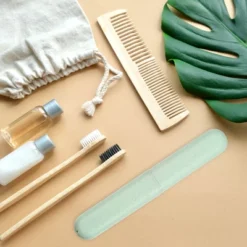 Unique Bargains Othbrush Travel Case Traveling PP Portable Toothbrush Holders Cases For Business 8.07''x1.22''x0.83''