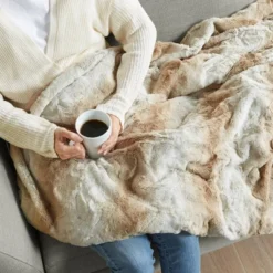 Marselle Faux Fur Weighted Blanket - Beautyrest -Baxton Studio Store GUEST bde2991f 3512 494b a64a 9e3d46252395