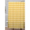 Colour Poems Gingham Pattern Shower Curtain Yellow - Deny Designs -Baxton Studio Store GUEST bdfe8d24 3315 4da1 8988 c7d4ee03cc50