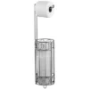 Home Basics Seville Free-Standing Dispensing Toilet Paper Holder, Satin Nickel -Baxton Studio Store GUEST be03a14c e7f0 4a31 97df 6b93bd828de9
