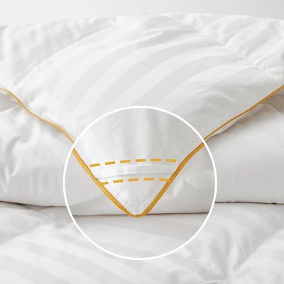 Puredown White Goose Down Comforter Duvet Insert With 500 Thread Count Cotton Fabric 4 Puredown White Goose Down Comforter Duvet Insert With 500 Thread Count Cotton Fabric - Image 2