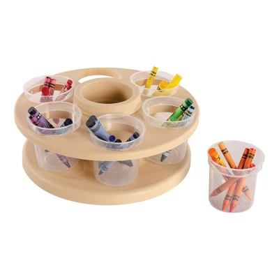 Kaplan Early Learning Spinning Tabletop Art Storage 7 Kaplan Early Learning Spinning Tabletop Art Storage - Image 5