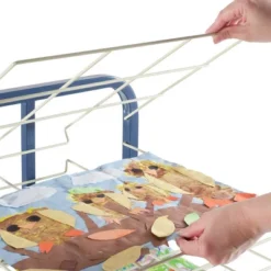 Kaplan Early Learning Mobile Floor Drying Rack -Baxton Studio Store GUEST c09d227d f968 49fc a49e 4d16d1c76334