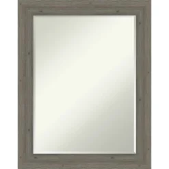 Amanti Art Fencepost Narrow Petite Bevel Wood Bathroom Wall Mirror 23 Amanti Art Fencepost Narrow Petite Bevel Wood Bathroom Wall Mirror -Baxton Studio Store GUEST c0c63248 dd6a 436b acaf 4fc6df20fc17