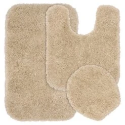 3pc Serendipity Shaggy Washable Nylon Bath Rug Set - Garland -Baxton Studio Store GUEST c15bfddd f86e 4e5c a021 790073290adc