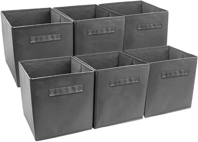 Sorbus 11 Inch Cube Storage Organizer Bins - 6 Pack 15 Sorbus 11 Inch Cube Storage Organizer Bins - 6 Pack - Image 13