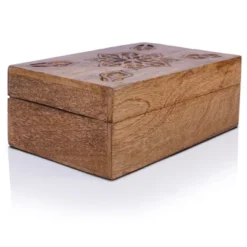 Mela Artisan | Serena Decorative Box In Light Burnt -Baxton Studio Store GUEST c2bf6ea3 fcd0 4d7e b9bc 50d25589dd7a