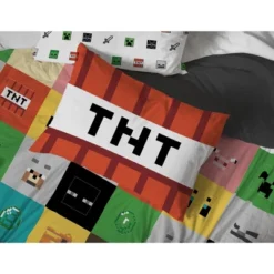 Saturday Park Minecraft Iconic 100% Organic Cotton Duvet Cover & Sham Set 12 Saturday Park Minecraft Iconic 100% Organic Cotton Duvet Cover & Sham Set -Baxton Studio Store GUEST c3463f22 60f1 479a a697 3cfdfa1bf5fa