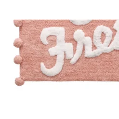 So Fresh Pom Pom Bath Rug Blush - VCNY