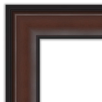 Amanti Art Harvard Walnut Petite Bevel Bathroom Wall Mirror 28.5 X 22.5 In. 3 Amanti Art Harvard Walnut Petite Bevel Bathroom Wall Mirror 28.5 X 22.5 In.