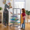 Kaplan Early Learning Mobile Floor Drying Rack 2 Kaplan Early Learning Mobile Floor Drying Rack -Baxton Studio Store GUEST c407cf86 93f6 4b4f a513 6e800935f7eb