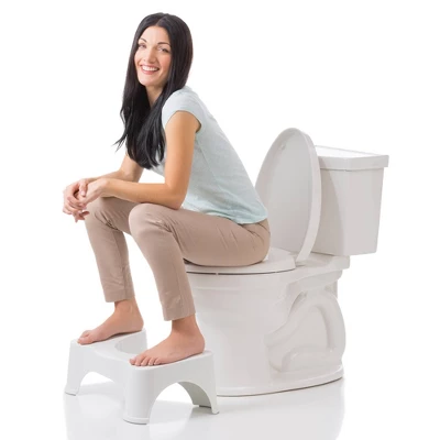 7" The Original Bathroom Toilet Stool White - Squatty Potty 4 7" The Original Bathroom Toilet Stool White - Squatty Potty - Image 2