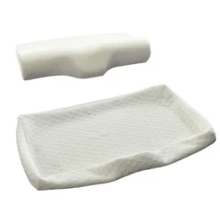 Cervical Pillow - Memory Foam Neck Pillow With Washable Cover - Contour Pillows For Side, Back, And Stomach Sleepers By Home-Complete -Baxton Studio Store GUEST c485eea8 0337 4287 a087 756eb461c256