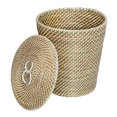 Honey-Can-Do Set Of 3 Nesting Seagrass Snake Charmer's Baskets Natural 4 Honey-Can-Do Set Of 3 Nesting Seagrass Snake Charmer's Baskets Natural - Image 2