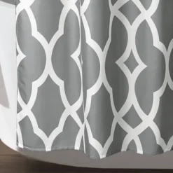 Connor Geo Shower Curtain Gray - Lush Décor -Baxton Studio Store GUEST c4b28ab8 8f99 406e 8552 58cd03748615