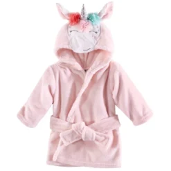 Hudson Baby Infant Girl Plush Pool And Beach Robe Cover-ups, Whimsical Unicorn -Baxton Studio Store GUEST c690d43b d166 43a0 9af4 a900d703b221