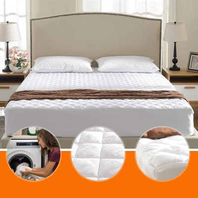 Cheer Collection Waterproof Quilted Mattress Protector - White 5 Cheer Collection Waterproof Quilted Mattress Protector - White - Image 3