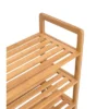 BirdRock Home Free Standing Bamboo Shoe Rack - 4 Tier - Wood -Baxton Studio Store GUEST c9dfae96 5dea 483e 9927 e6dab129a95e